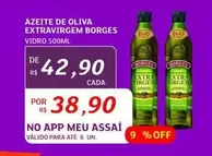 Oferta de Borges - Azeite De Oliva Extravirgem por R$42,9 em Assaí Atacadista