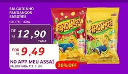 Oferta de Fandangos - Salgadinho por R$9,49 em Assaí Atacadista