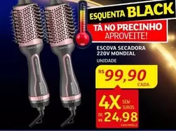 Oferta de 220V - Escova Secadora por R$99,9 em Assaí Atacadista