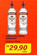 Oferta de Nacional - Vodka Smirnoff por R$29,9 em Assaí Atacadista