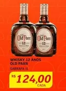 Oferta de Old Parr - Whisky 12 Anos por R$124 em Assaí Atacadista