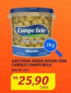 Oferta de Campo Belo - Azeitona Verde Miuda Com Caroco por R$25,9 em Assaí Atacadista