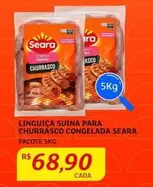 Oferta de Seara - Linguiça Suína Para Churrrasco Congelada por R$68,9 em Assaí Atacadista