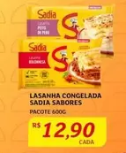 Oferta de Sadia - Lasanha Congelada por R$12,9 em Assaí Atacadista