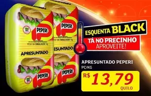 Oferta de Peperi - Apresuntado por R$13,79 em Assaí Atacadista