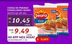 Oferta de Seara - Coxas De Frango Congeladas por R$10,45 em Assaí Atacadista