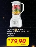 Oferta de 220V - Liquidificador 2 Velocidades L97 por R$79,9 em Assaí Atacadista