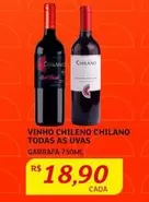 Oferta de Chilano - Vinho Chileno por R$18,9 em Assaí Atacadista