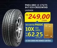 Oferta de Aro - Pneu  13 175/75 84t Eco Crosswind por R$249 em Assaí Atacadista