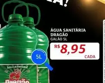 Oferta de Dragão - Agua Sanitaria por R$8,95 em Assaí Atacadista