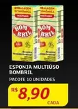 Oferta de Bombril - Esponja Multiuso por R$8,9 em Assaí Atacadista