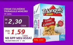 Oferta de Triângulo Mineiro - Creme Culinario por R$2,3 em Assaí Atacadista