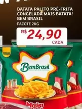 Oferta de Bem Brasil - Batata Palito Pre-frita Congelada Mais Batata! por R$24,9 em Assaí Atacadista