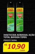 Oferta de Baygon - Inseticida Aerossol Acão Total Tipos por R$10,9 em Assaí Atacadista