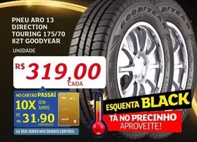 Oferta de Aro - Pneu  13 Direction 85L Goodyear por R$319 em Assaí Atacadista