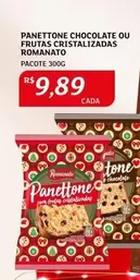 Oferta de Romanato - Panettone Chocolate Ou Frutas Cristalizadas por R$9,89 em Assaí Atacadista