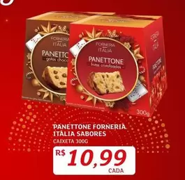 Oferta de Sabores - Panettone Forneria Italta Sabores por R$10,99 em Assaí Atacadista