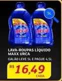 Oferta de Urca - Lava-Roupas Líquido Maxx por R$16,49 em Assaí Atacadista