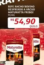 Oferta de Bovino - Bife Ancho Bovino Resfriado A Vácuo Maturatta Friboi por R$54,9 em Assaí Atacadista