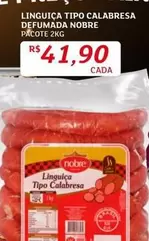 Oferta de Nobre - Linguiça Tipo Calabresa por R$41,9 em Assaí Atacadista