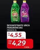 Oferta de Urca - Desinfetante por R$4,55 em Assaí Atacadista