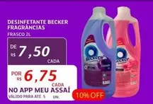 Oferta de Becker - Desinfetante Fragrâncias por R$6,75 em Assaí Atacadista