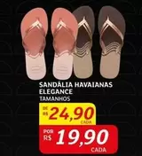 Oferta de Havaianas - Sandália  Elegance por R$24,9 em Assaí Atacadista