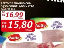 Oferta de Natto - Peito De Frango Com Osso Congelado por R$16,99 em Assaí Atacadista