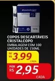 Oferta de De   - Copos Descartáveis Cristalcopo por R$3,99 em Assaí Atacadista