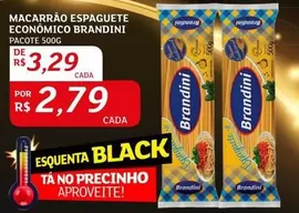 Oferta de Brandini - Macarrão Espaguete Económico por R$3,29 em Assaí Atacadista