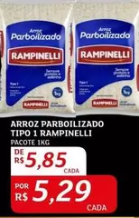 Oferta de Rampinelli - Arroz Parboilizado Tipo 1 por R$5,85 em Assaí Atacadista