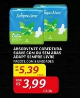 Oferta de Suave - Absorvente Cobertura  Com Ou Sem Abas Adapt por R$5,39 em Assaí Atacadista