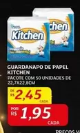 Oferta de Kitchen - Guardanapo De Papel por R$1,95 em Assaí Atacadista