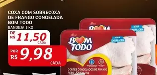 Oferta de Bom - Coxa Com Sobrecoxa De Frango Congelada por R$11,5 em Assaí Atacadista