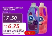 Oferta de Becker - Desinfetante Fragrâncias por R$6,75 em Assaí Atacadista