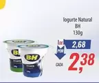 Oferta de BH - Iogurte Natural por R$2,68 em Supermercados BH