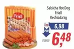 Oferta de Friall - Salsicha Hot Dog por R$6,98 em Supermercados BH