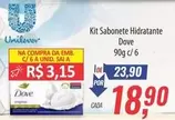 Oferta de Dove - Kit Sabonete Hidratante por R$18,9 em Supermercados BH