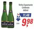 Oferta de Celebrate - Vinho Espumante por R$9,98 em Supermercados BH