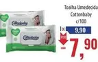 Oferta de Cottonbaby - Toalha Umedecida Cottonbaby por R$9,9 em Supermercados BH