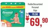 Oferta de Leve - Fralda Descartável por R$69,9 em Supermercados BH