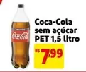 Oferta de Coca-Cola - Sem Açúcar por R$7,99 em Mercado Extra