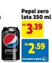 Oferta de Pepsi - Zero Lata por R$3,39 em Mercado Extra