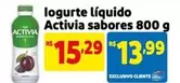 Oferta de Danone - Logurte Liquido Activia Sabores por R$15,29 em Mercado Extra