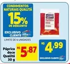 Oferta de Qualitá - Pàprica Doce Qualità por R$5,87 em Mercado Extra