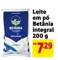 Oferta de Betânia - Leite Em Pó Integral por R$7,29 em Mercado Extra