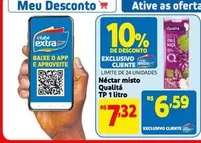 Oferta de Qualitá - Néctar Misto TP 1 Litro por R$7,32 em Mercado Extra