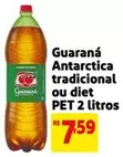 Oferta de Antarctica - Guaraná Tradicional Ou Diet por R$7,59 em Mercado Extra