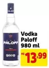 Oferta de Vodka por R$13,99 em Mercado Extra