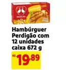 Oferta de Perdigão - Hambúrguer Com 12 Unidades Caixa por R$19,89 em Mercado Extra